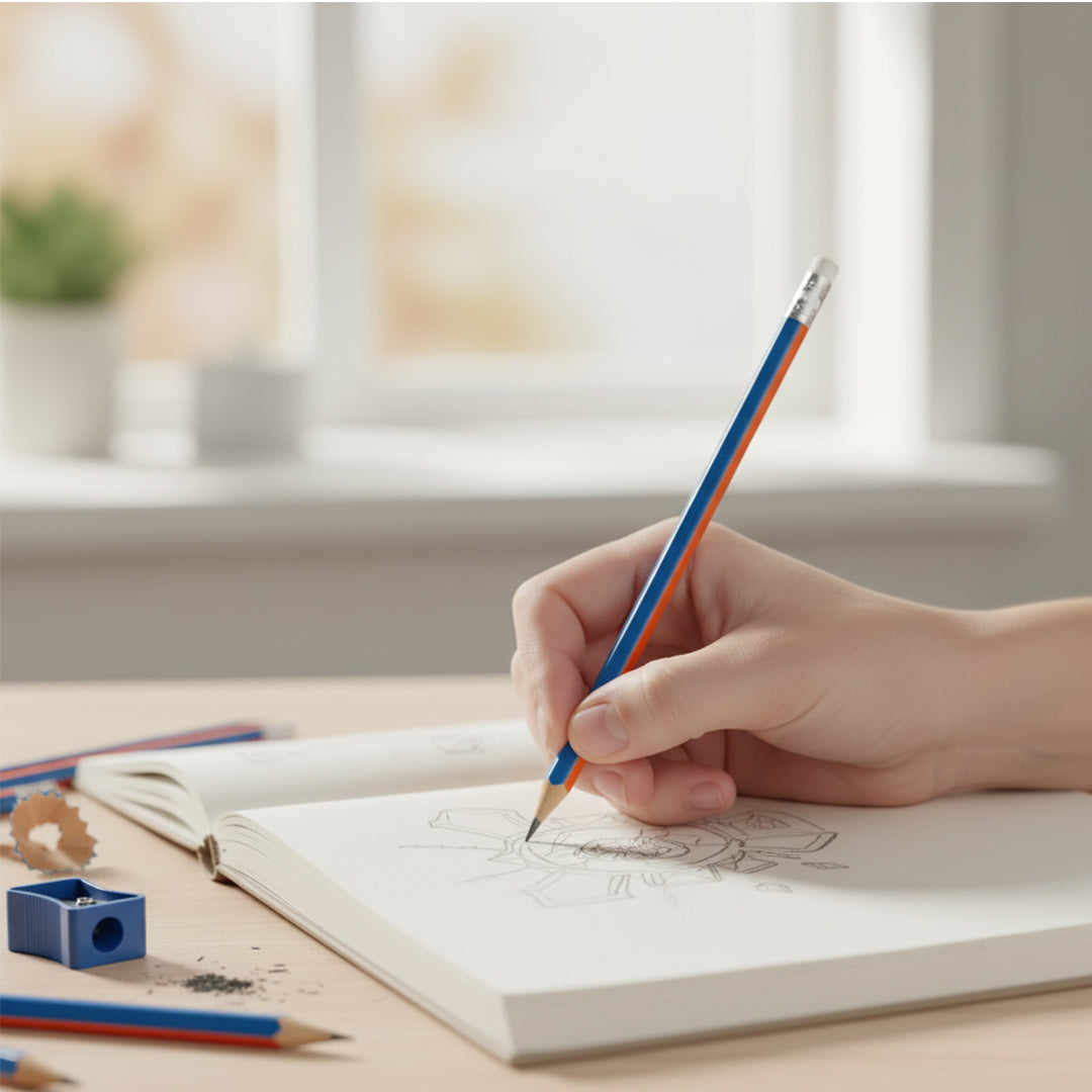 Maped Black Peps Right Dark Graphite Pencils