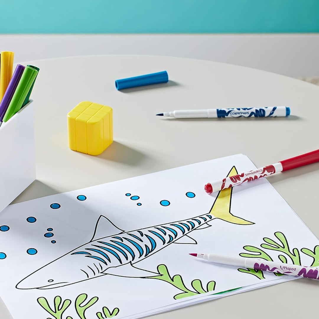 Maped Color Peps Brush Tip Pen Set