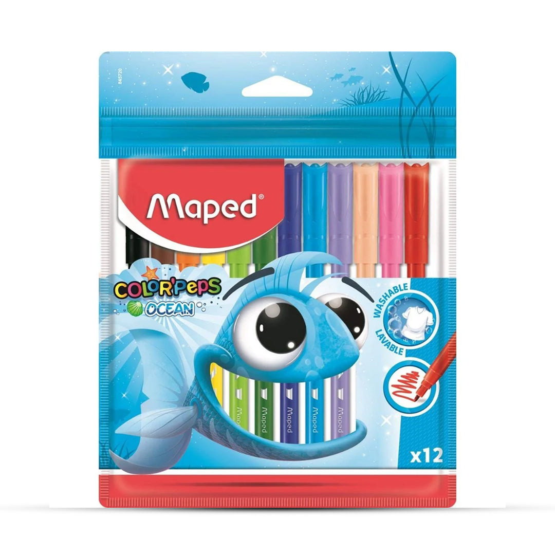 Maped Color'Peps Ocean Felt Tip Fineliner Pen Set