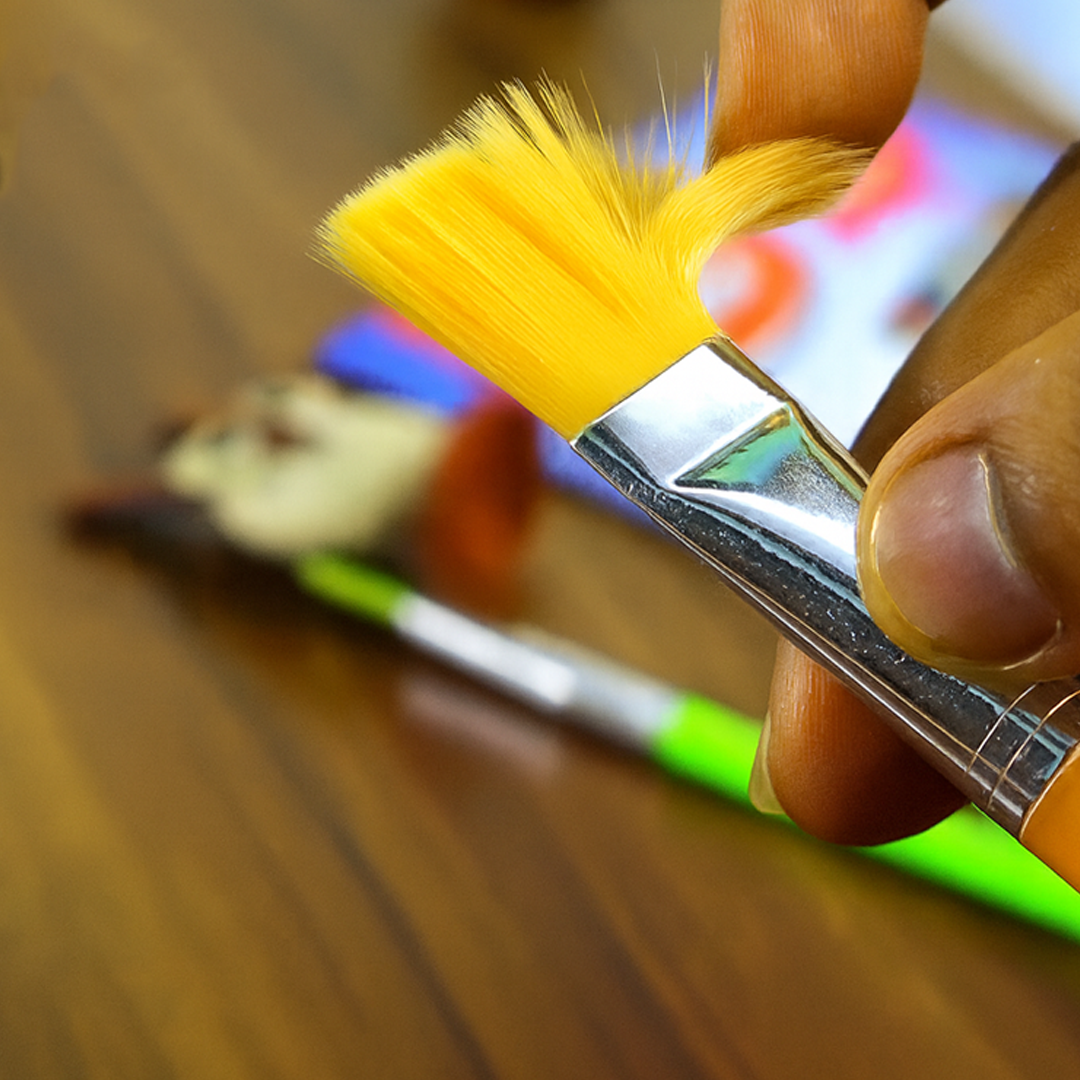 Maped Color'Peps Synthetic Flat Brushes Set
