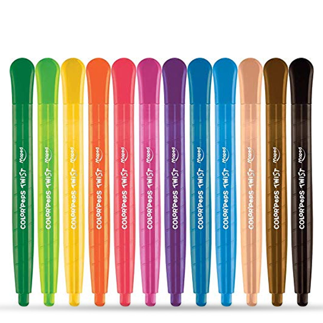 Maped Colorpeps Twist Crayons