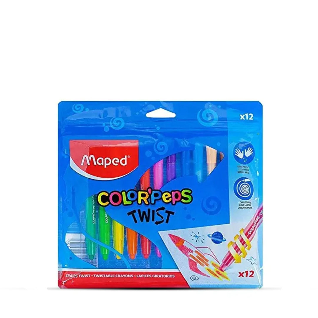 Maped Colorpeps Twist Crayons