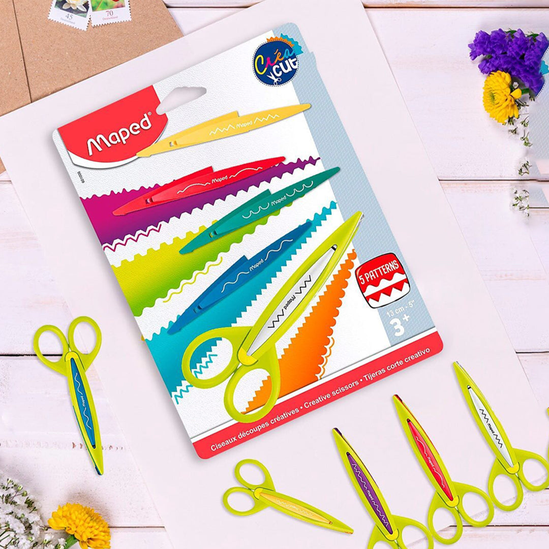 Maped Crea Cut 5 Patterns Scissor
