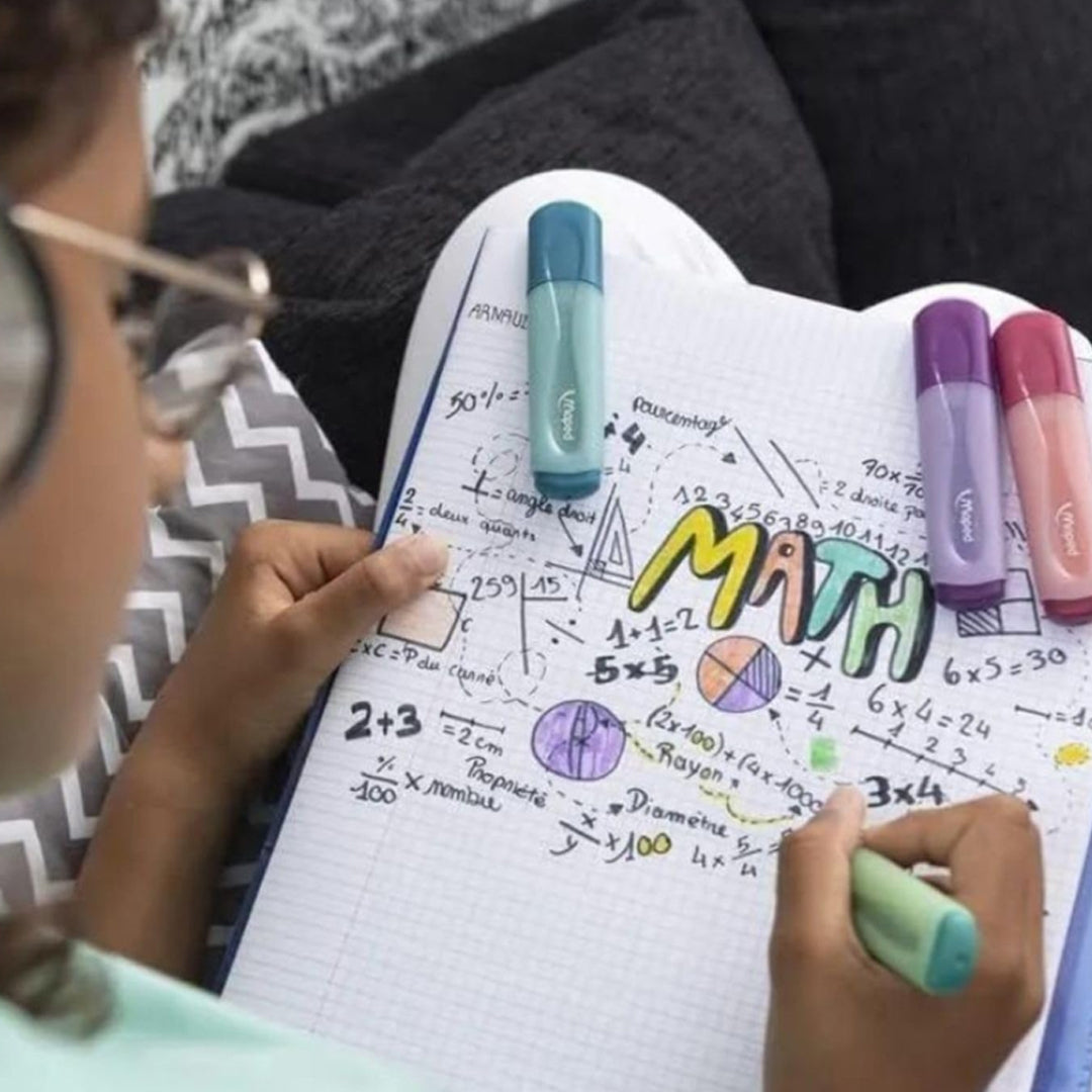 Maped Fluo Peps Classic Pastel Glitter Highlighters