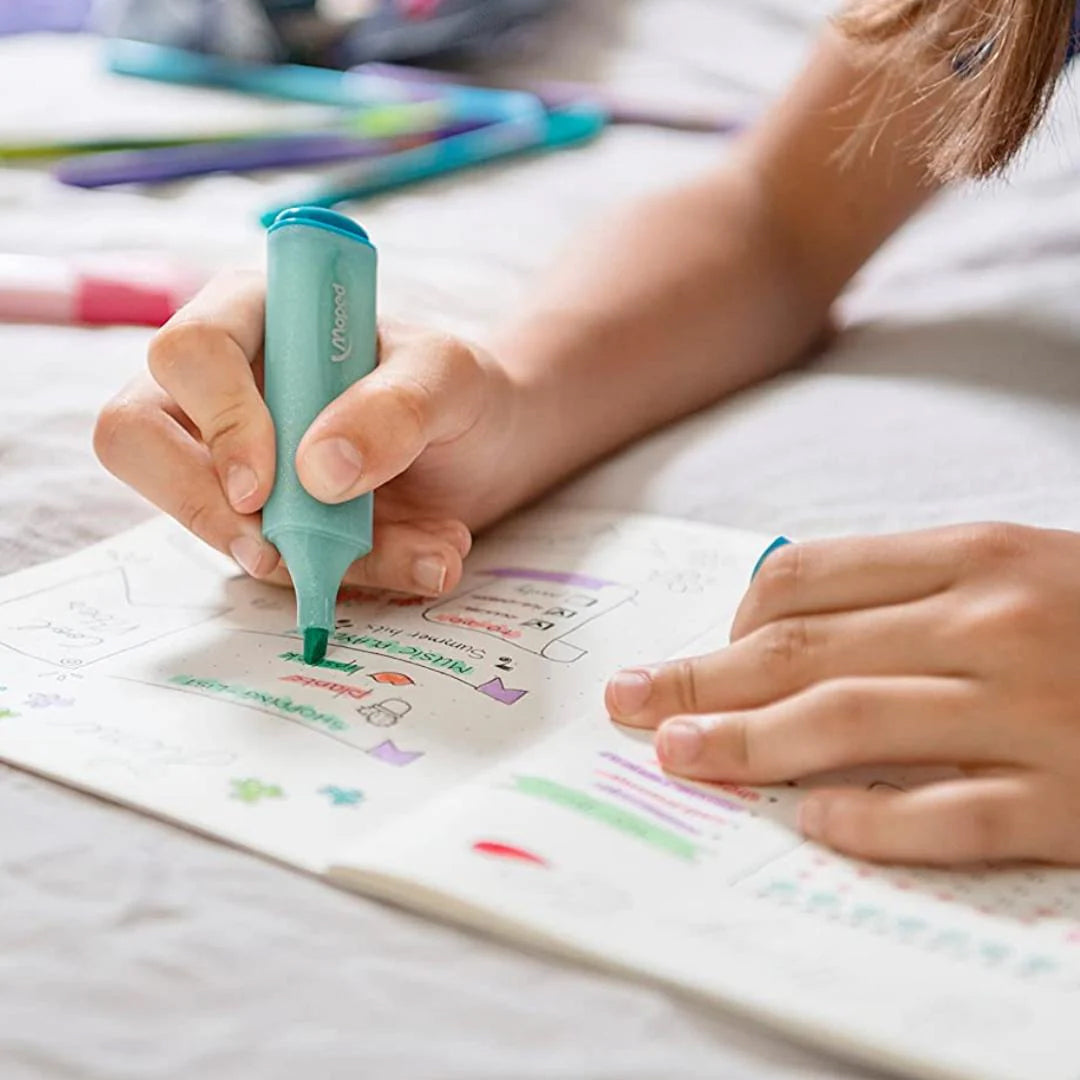 Maped Fluo Peps Classic Pastel Glitter Highlighters