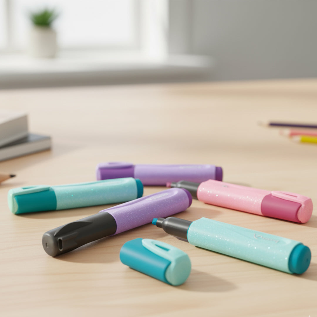 Maped Fluo Peps Classic Pastel Glitter Highlighters