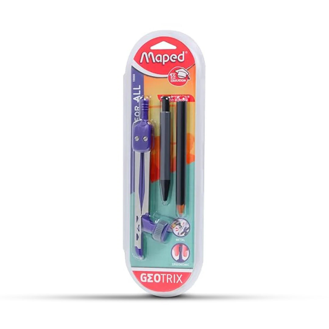 Maped Geotrix Compass+ Mechanical Pencil+ Wooden Pencil Set