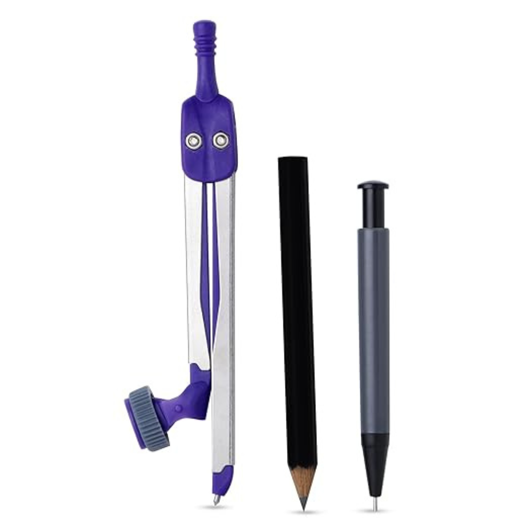 Maped Geotrix Compass+ Mechanical Pencil+ Wooden Pencil (Set of 3)
