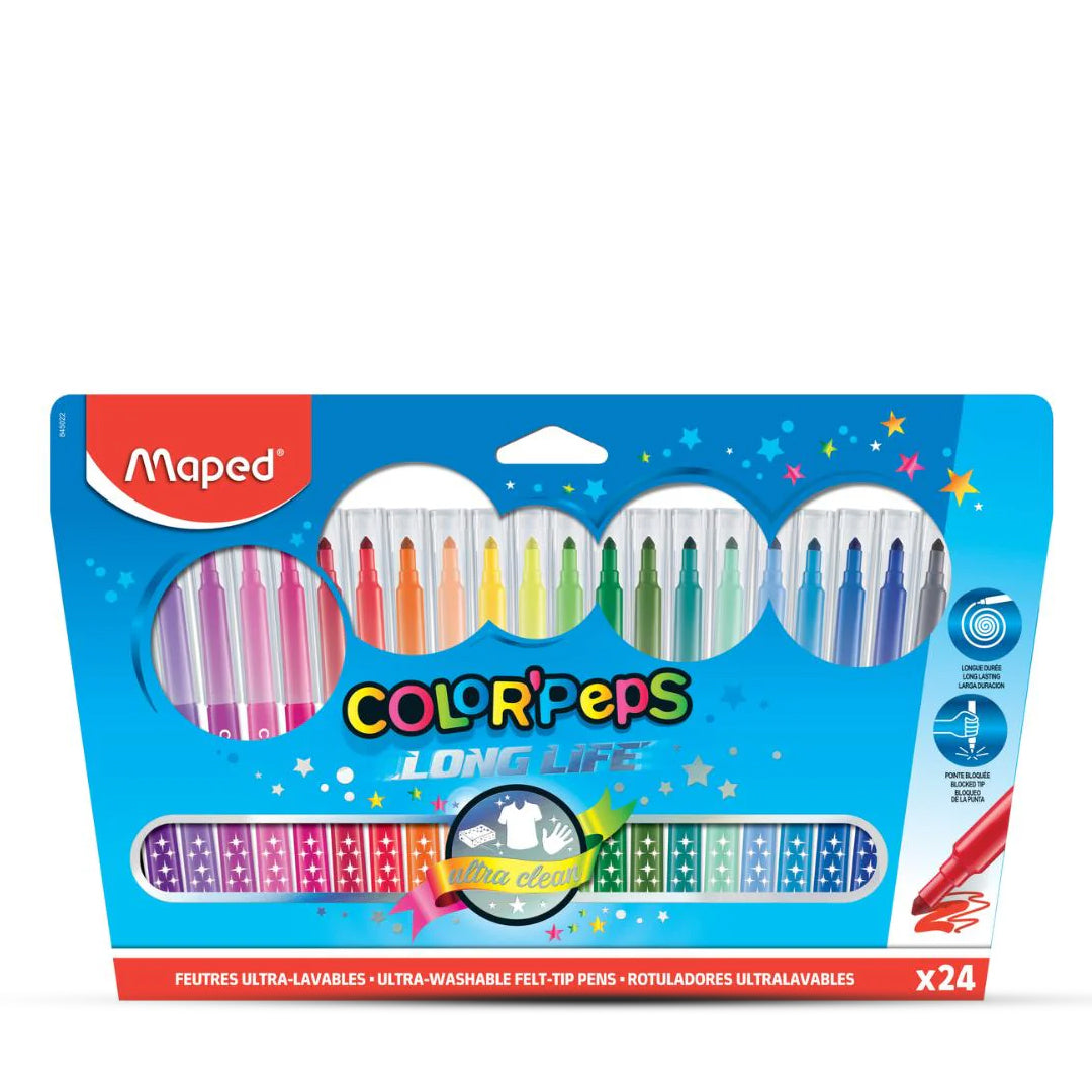 Maped Long Life Felt Pens