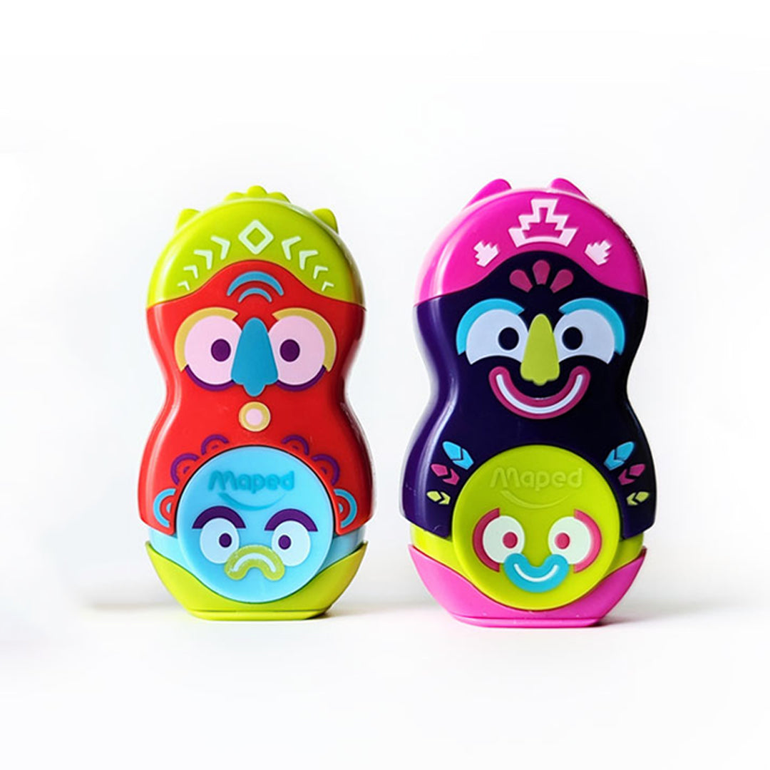 Maped Loopy Duo Pencil Sharpener+Eraser
