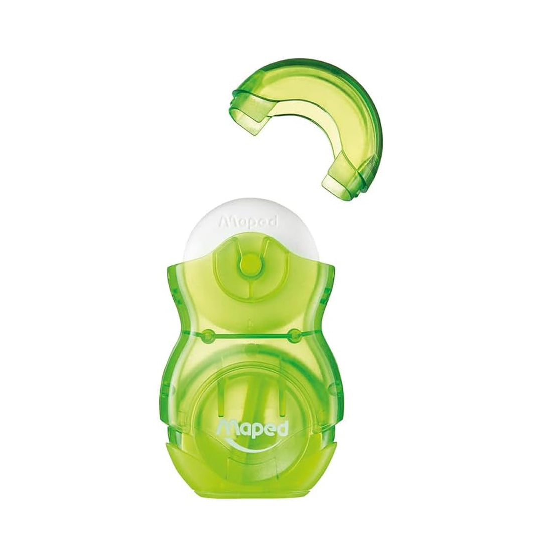 Maped Loopy Translucent Duo Eraser and Sharpener