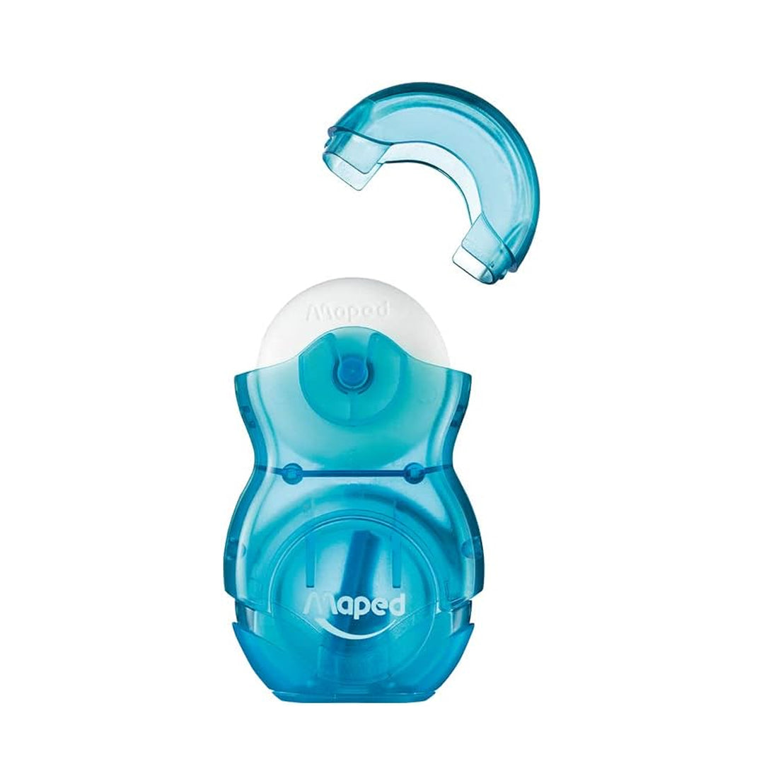 Maped Loopy Translucent Duo Eraser and Sharpener