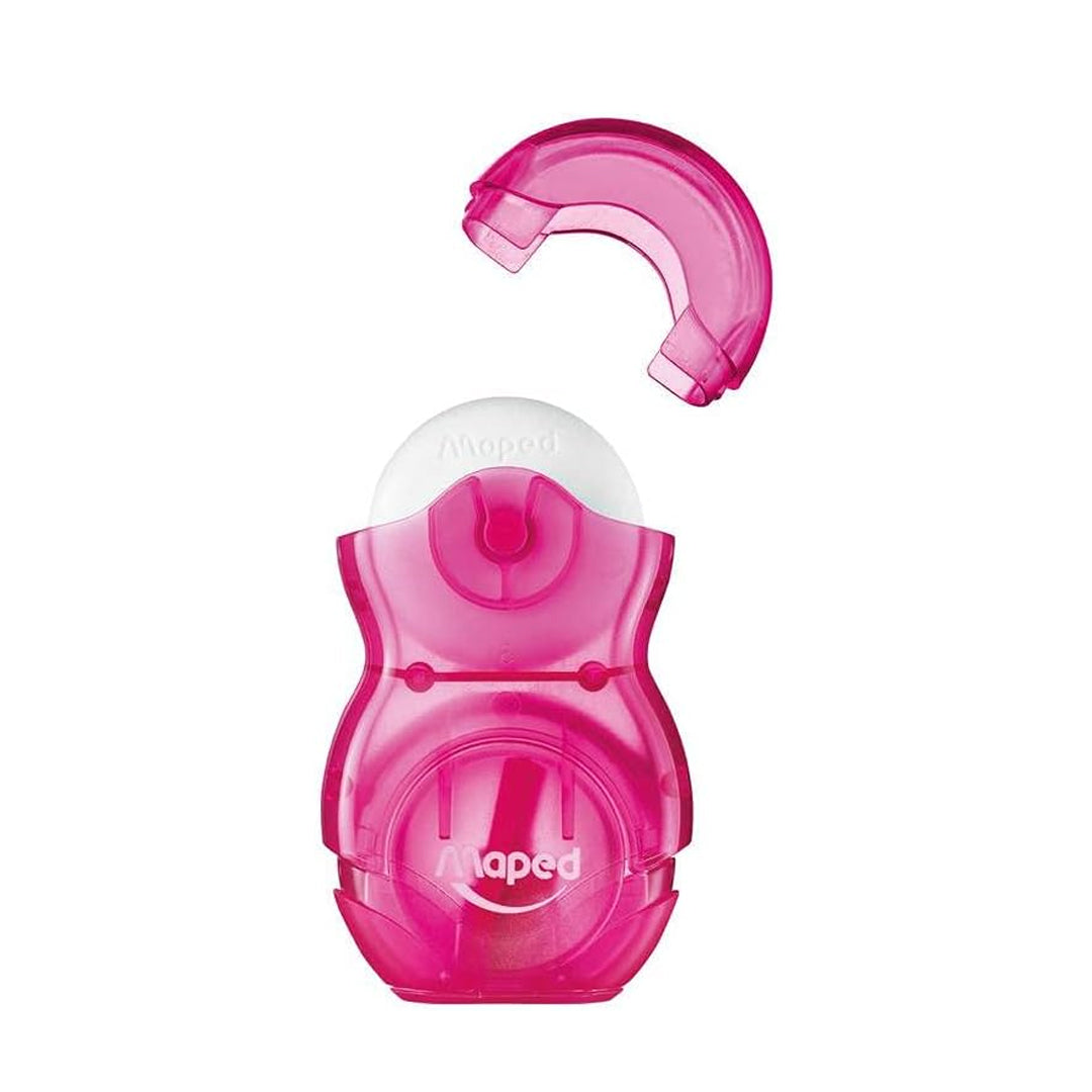 Maped Loopy Translucent Duo Eraser and Sharpener