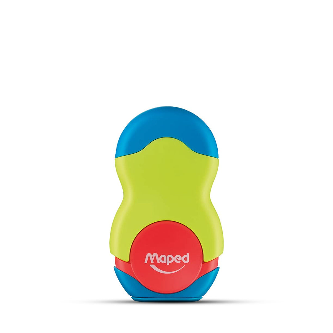 Maped Loopy Translucent Duo Eraser and Sharpener