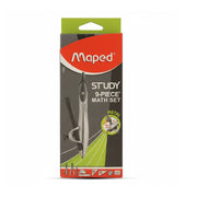 Maped Metal Essentials 9 Piece Math Set Geometry Kit