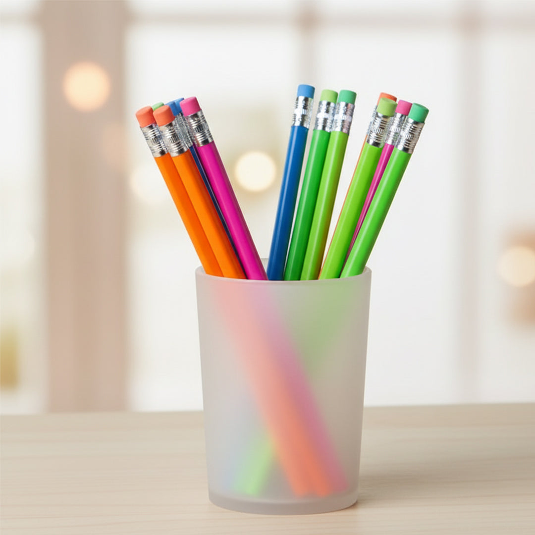 Maped Neon Wood Free Graphite Pencil + Sharpener