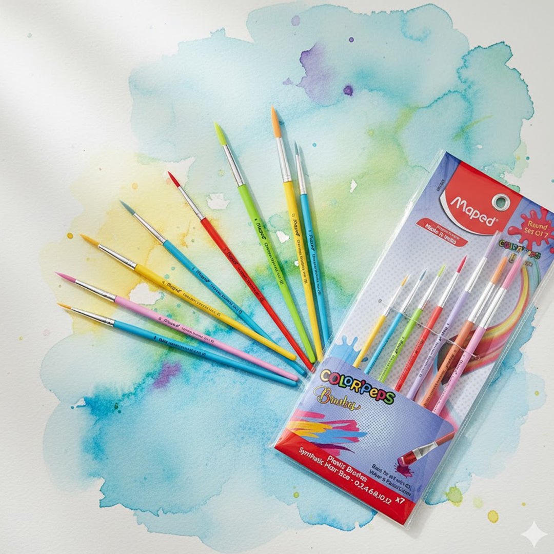Maped Plastic Handle Synthetic Round Brush
