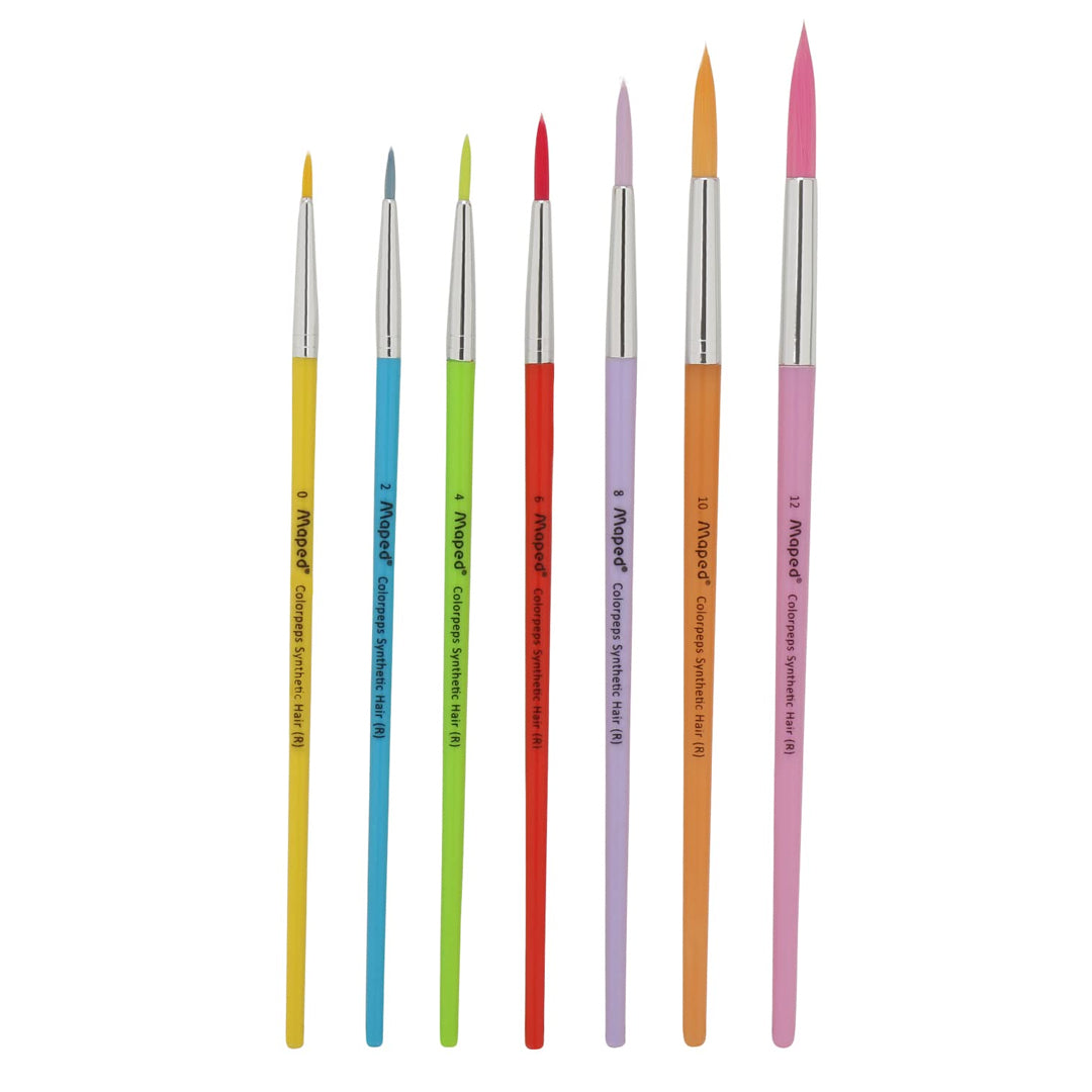 Maped Plastic Handle Synthetic Round Brush