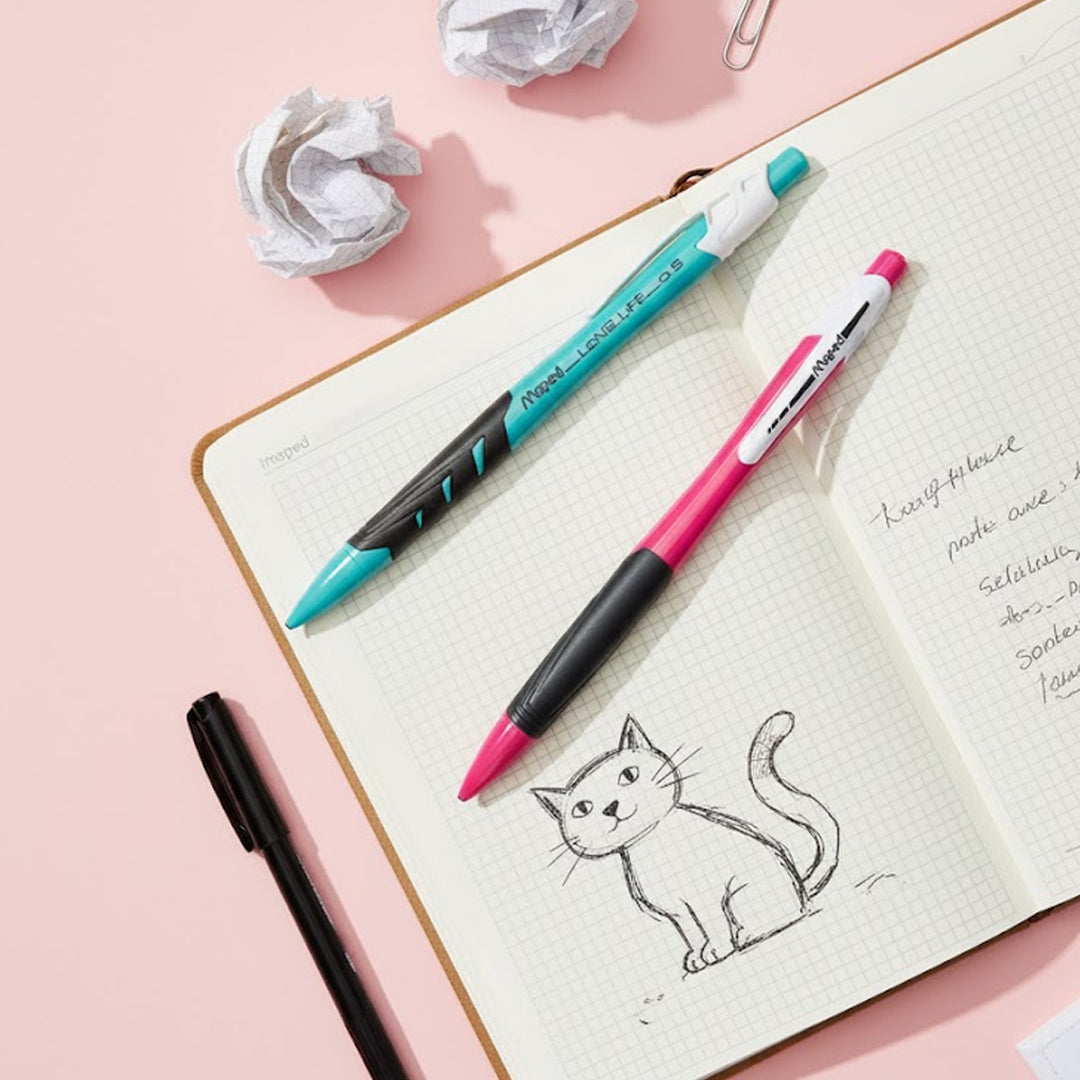 Maped Soft Touch Black Peps Mechanical Pencil