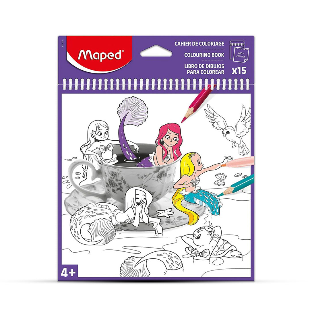 Maped Spiral Colouring Book