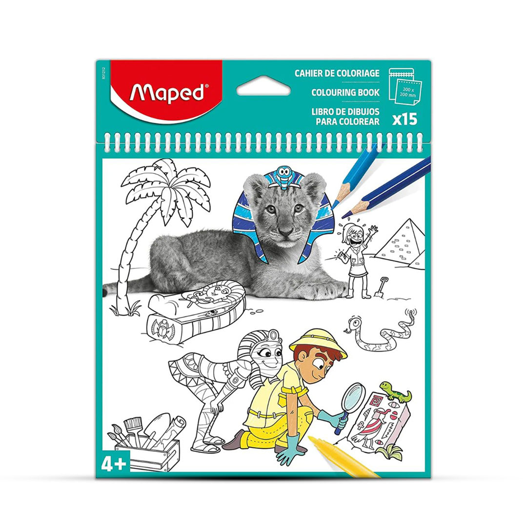 Maped Spiral Colouring Book