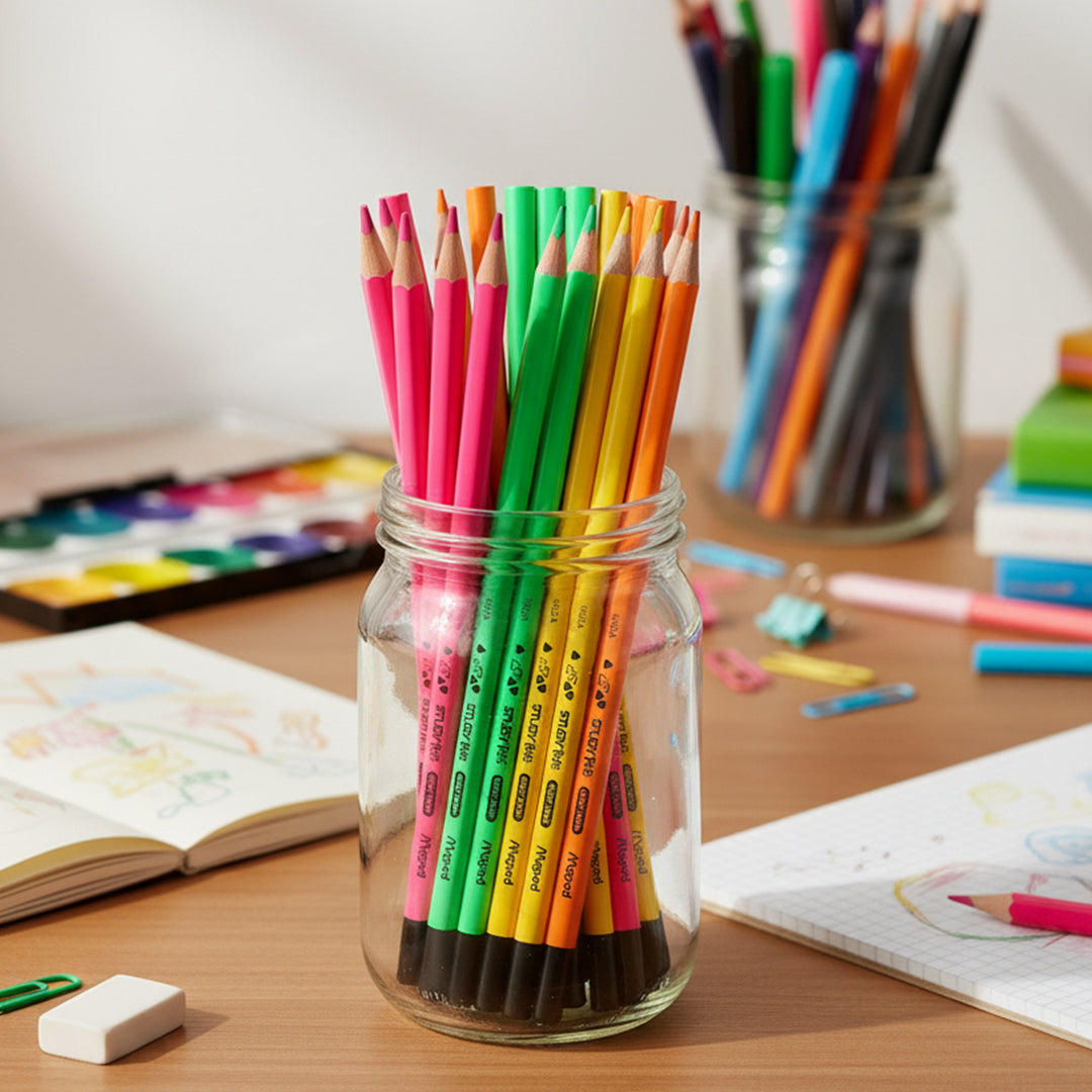 Maped Study peps Neon Right Dark Graphite Pencils Set