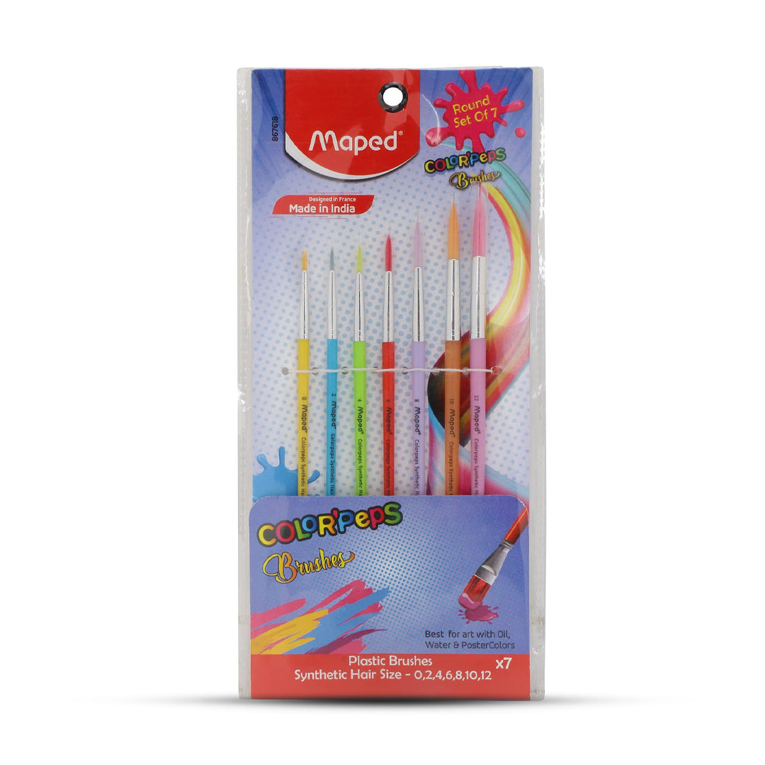 Maped Plastic Handle Synthetic Round Brush