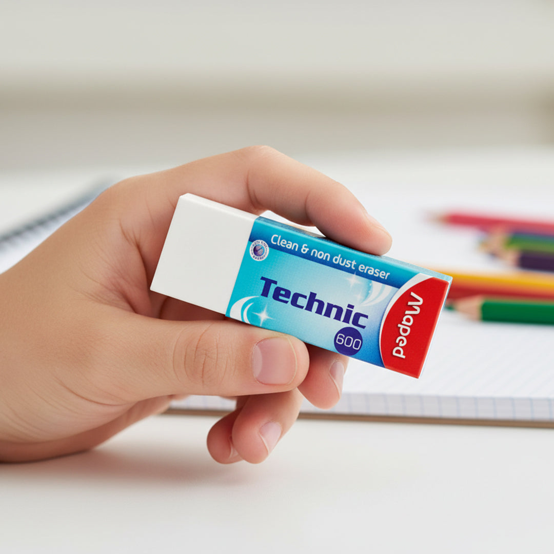 Maped Technic 600 Clean & Non-Dust Free Eraser Set