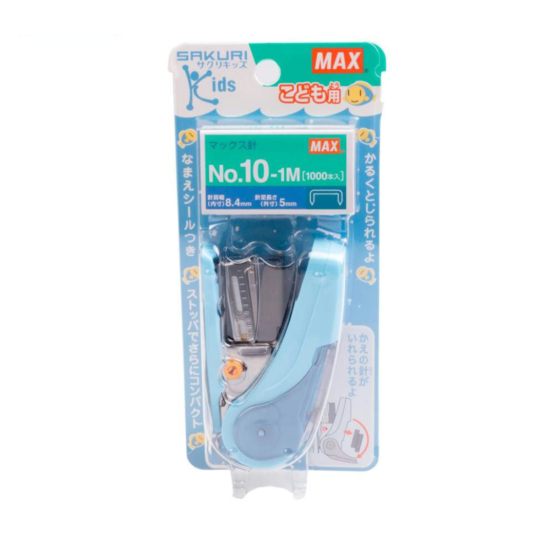 Max Stapler Sakuri Kids HD10NLCK 20-Sheet Binding