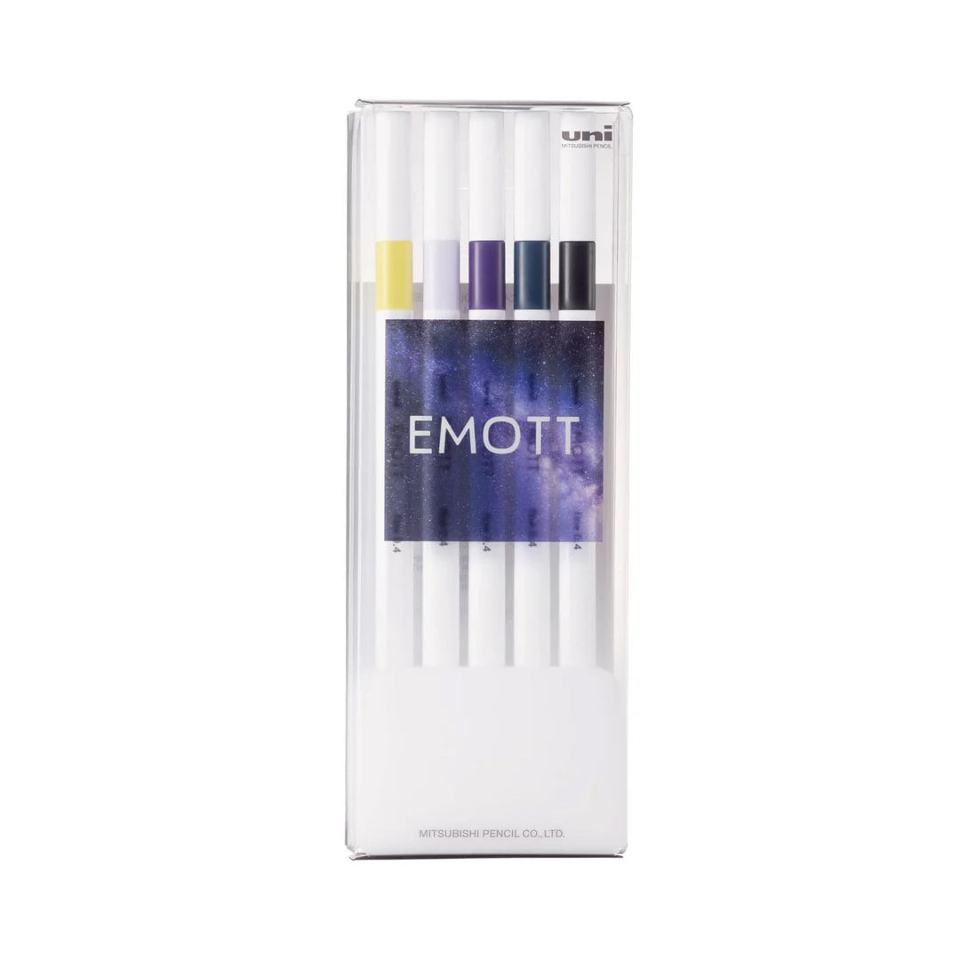 Uni Emott Pens 5-color set