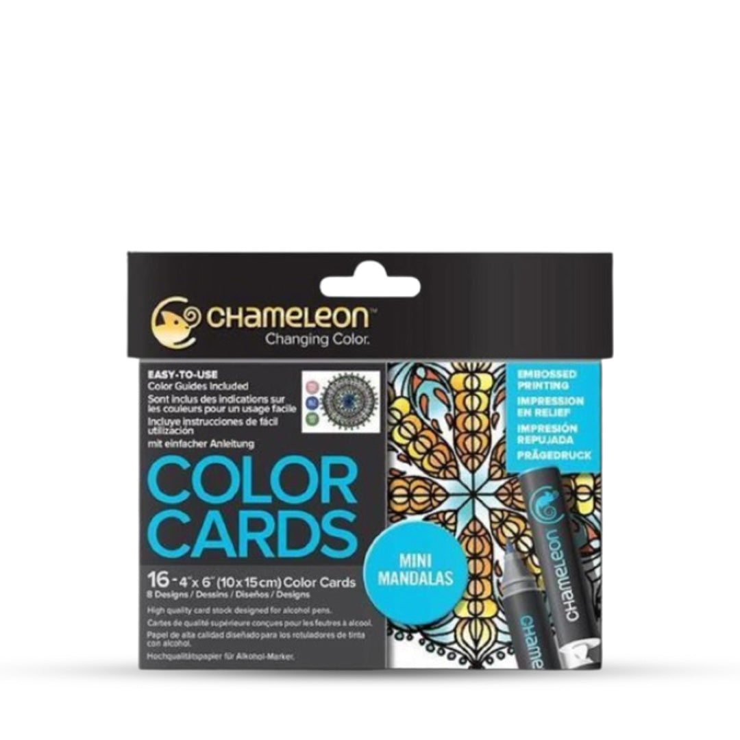 Chameleon Coloring Cards