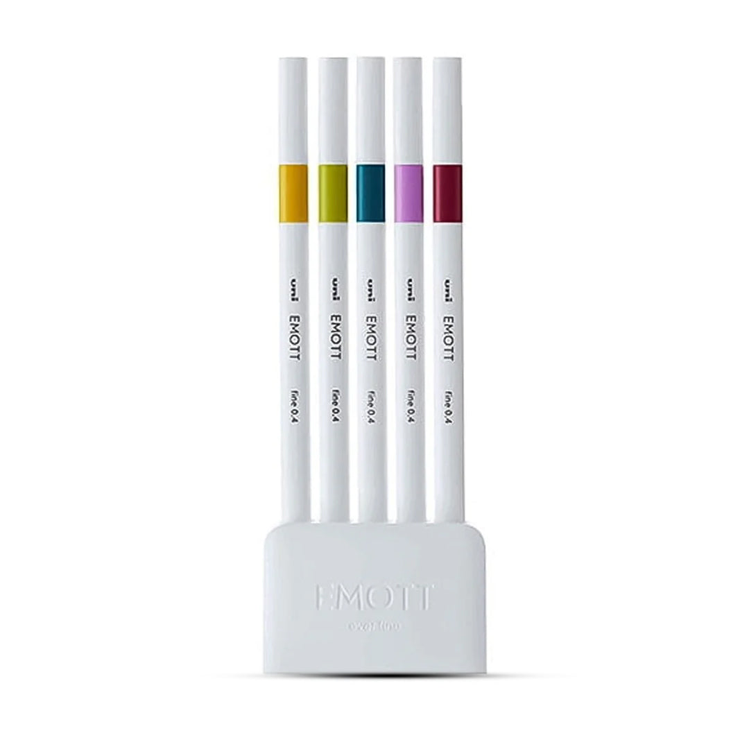 Uni Emott Pens 5-color set