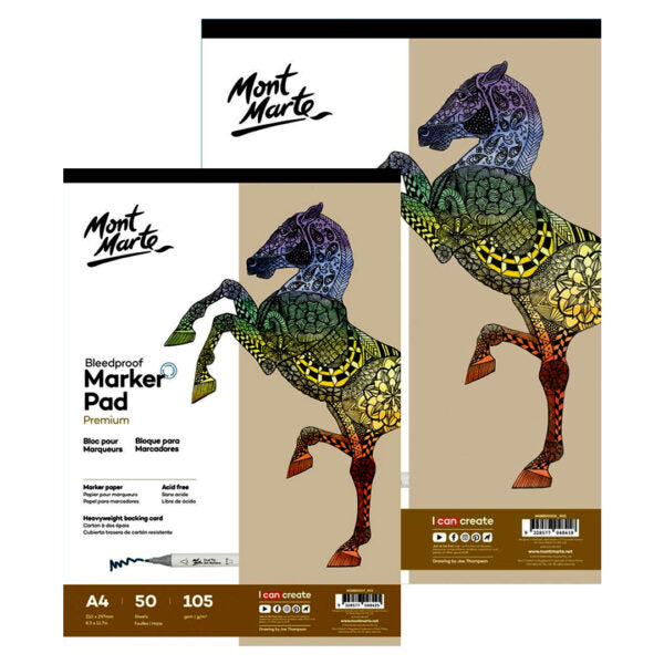 Mont Marte Bleedproof Marker Pad Premium