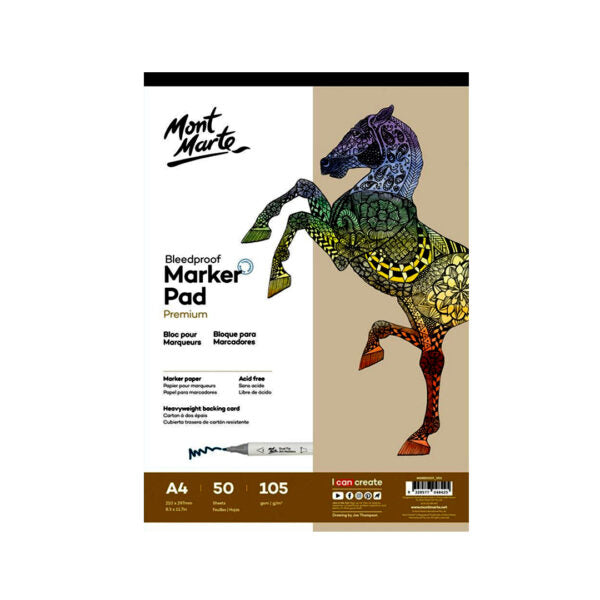 Mont Marte Bleedproof Marker Pad Premium