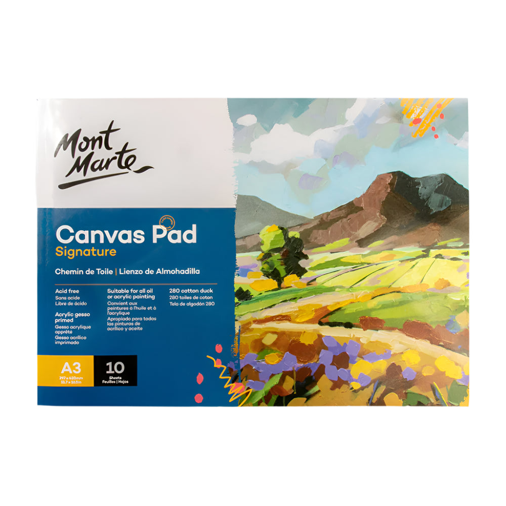 Mont Marte Canvas pad Signature