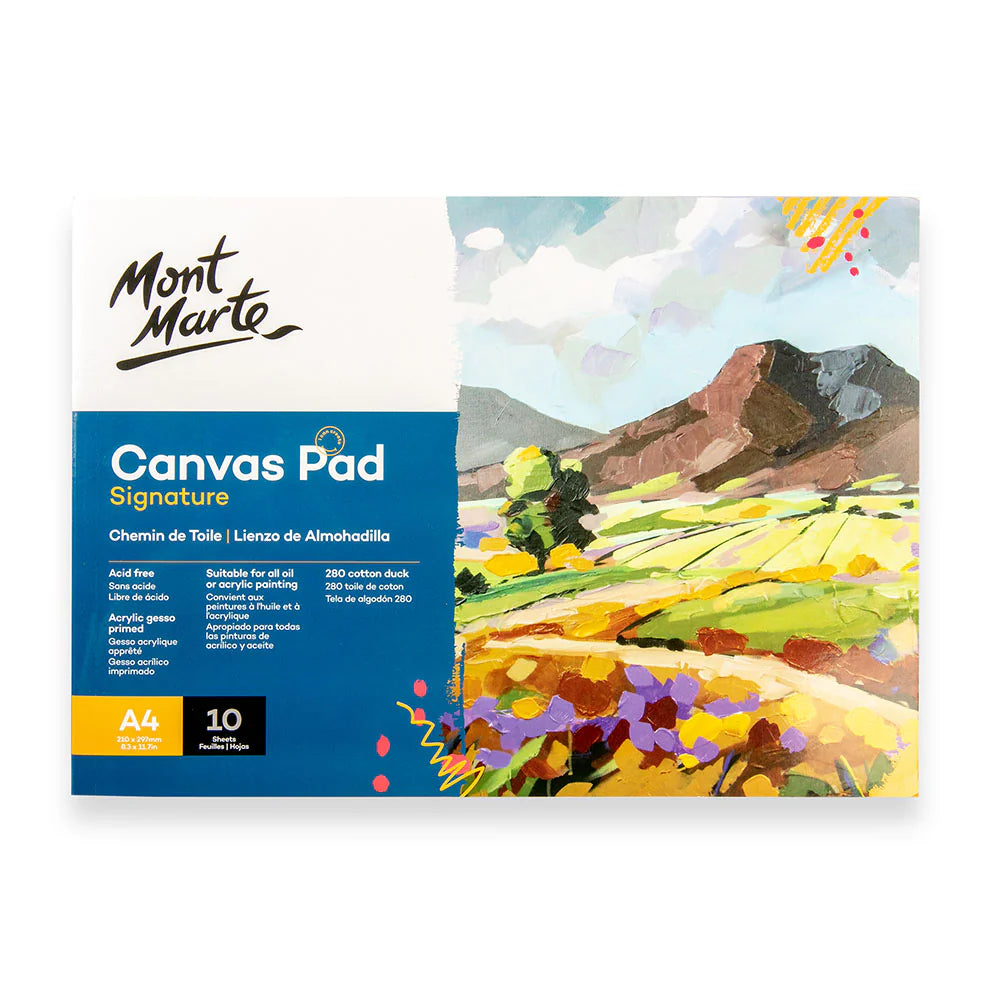 Mont Marte Canvas pad Signature