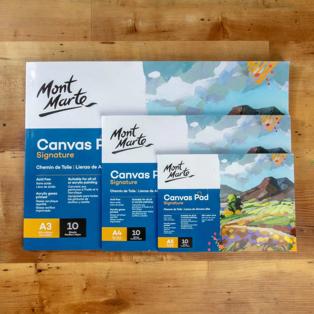 Mont Marte Canvas pad Signature