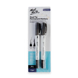 Mont Marte Dual Tip Permanent Markers Signature -Pack of 2pc