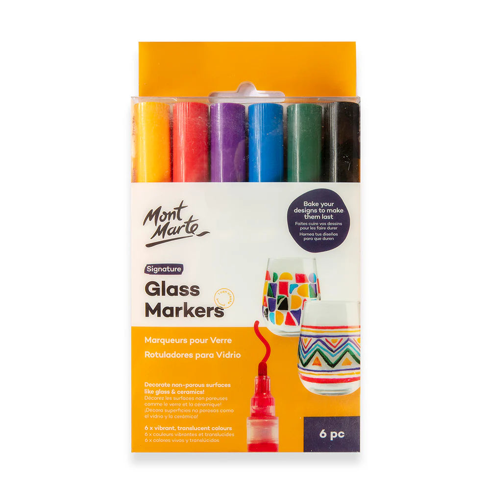 Mont Marte Glass Markers Signature 6pc