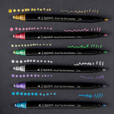 Mont Marte Metallic Dual Tip Dot Markers Signature - Pack of 6