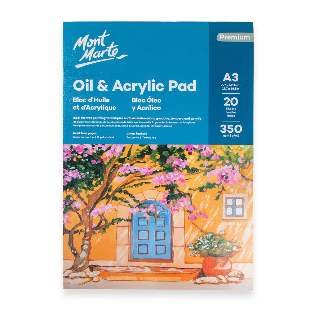 Mont Marte Oil & Acrylic pad Premium