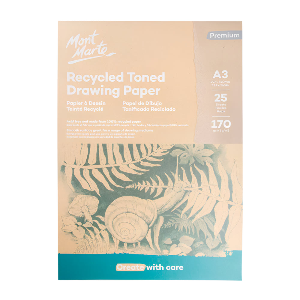 Mont Marte Recycled Toned Drawing Paper