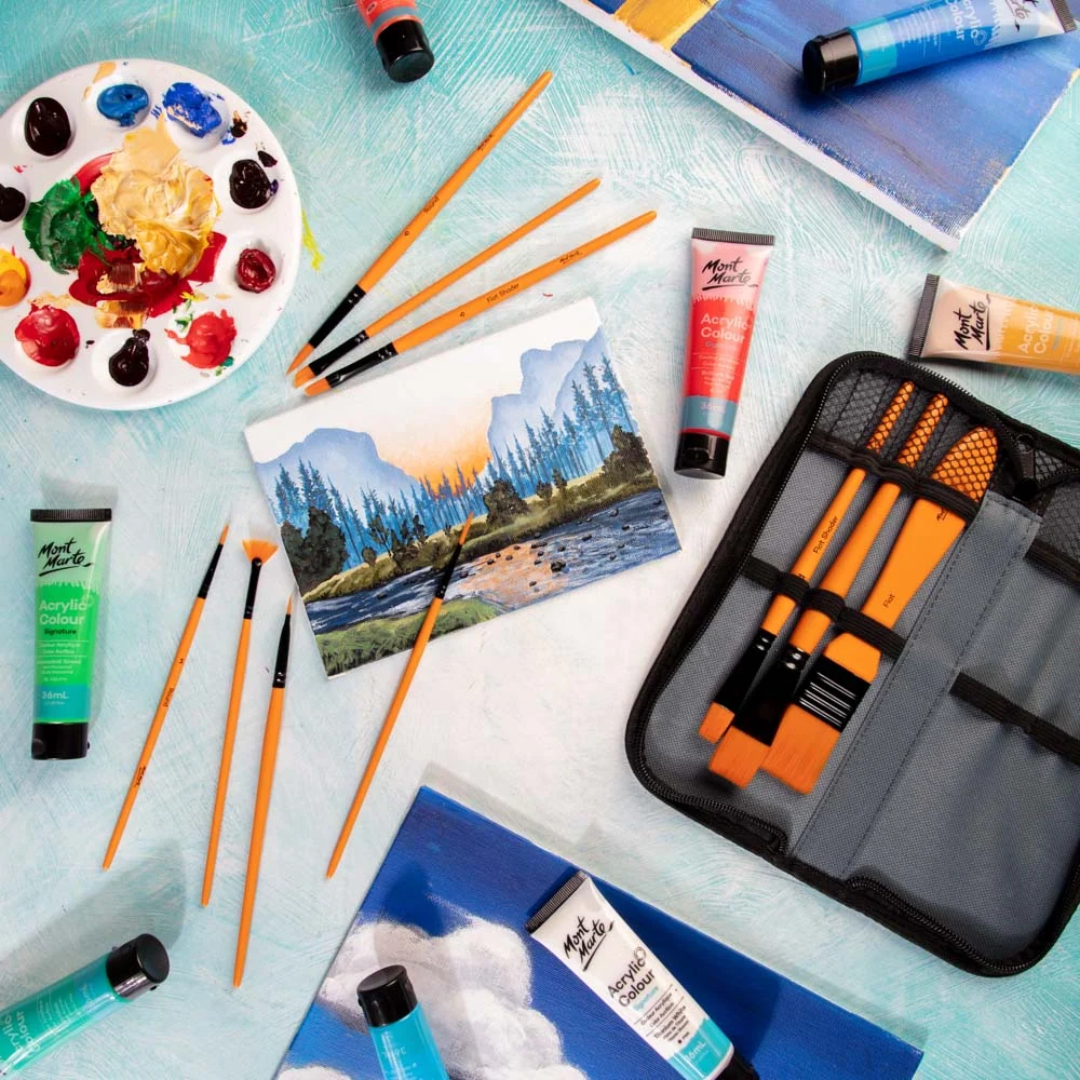 Mont Marte Acrylic Brush Set