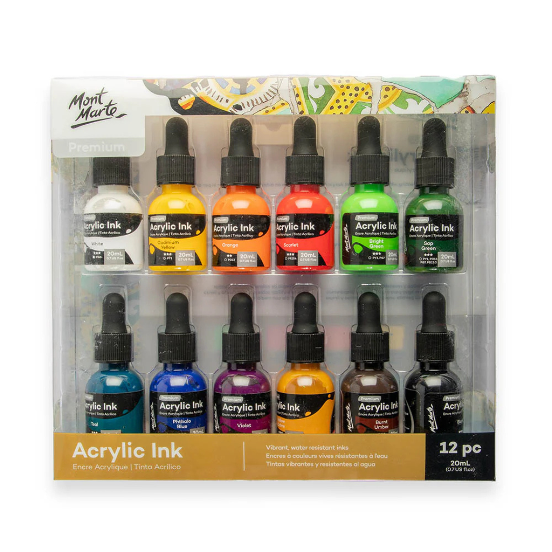 Mont Marte Acrylic Ink Premium