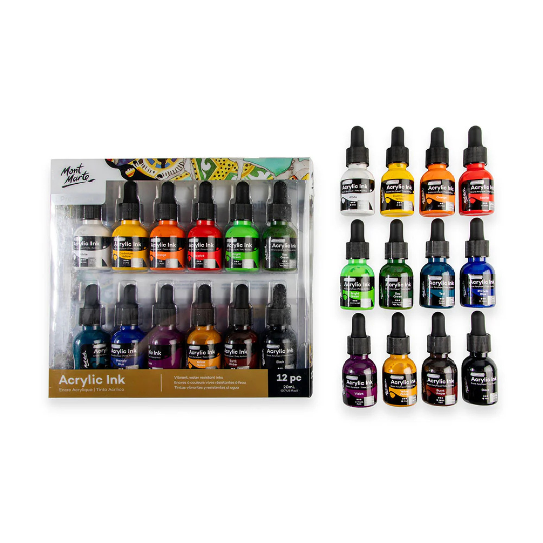Mont Marte Acrylic Ink Premium