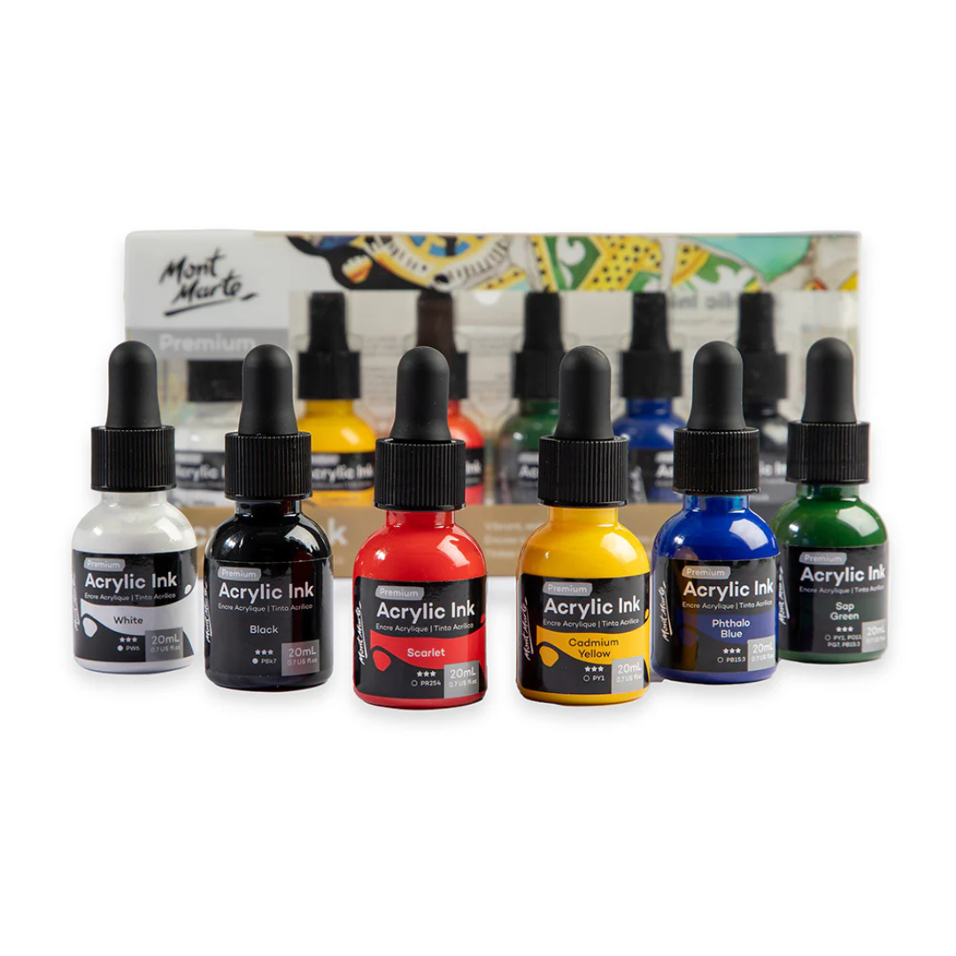 Mont Marte Acrylic Ink Premium