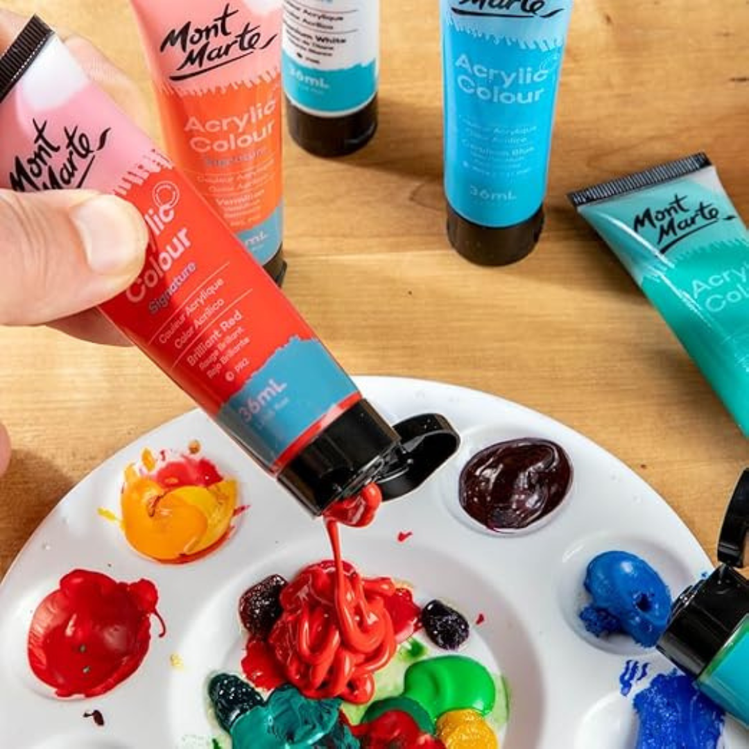 Mont Marte Acrylic Paint Set 18-36 ml