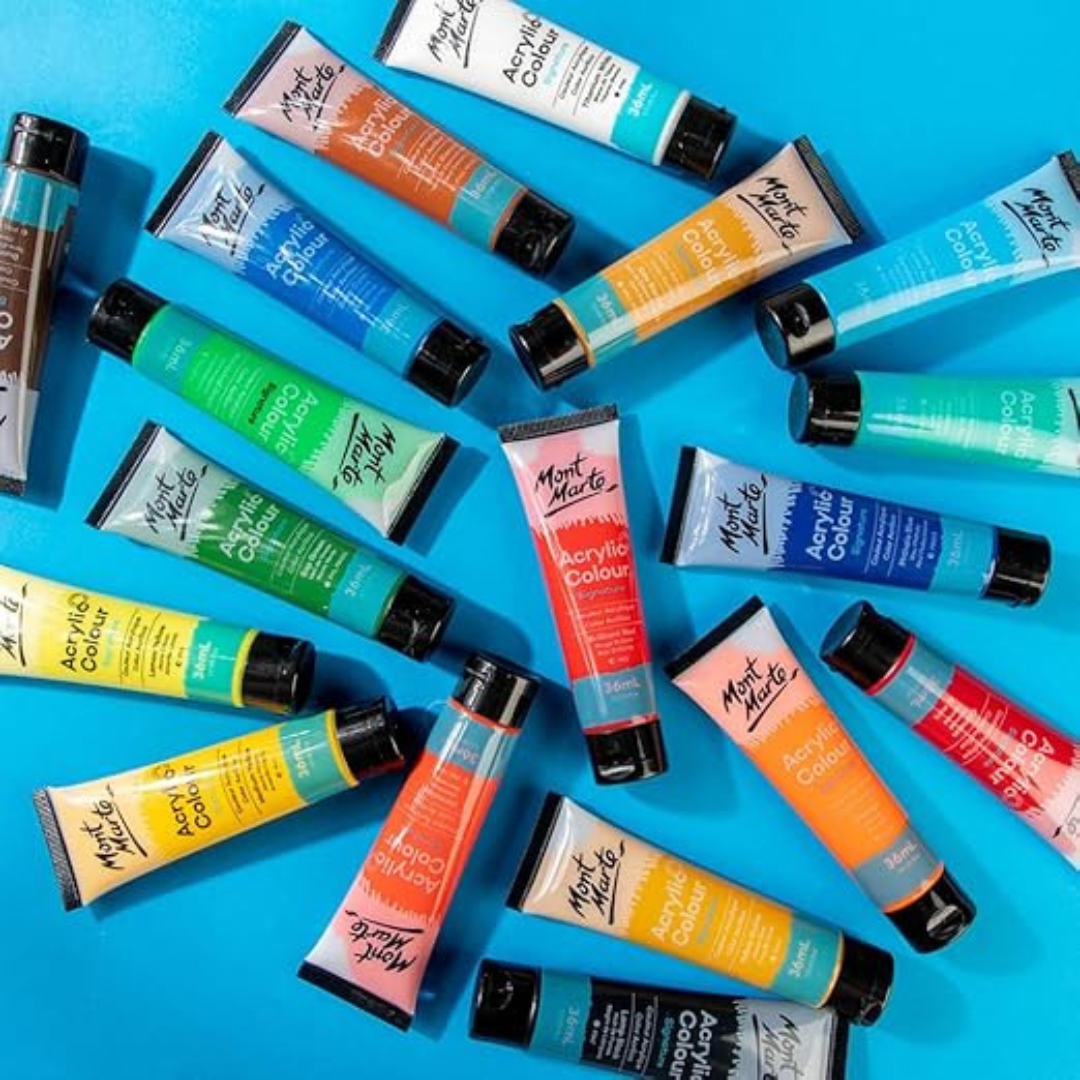 Mont Marte Acrylic Paint Set 18-36 ml