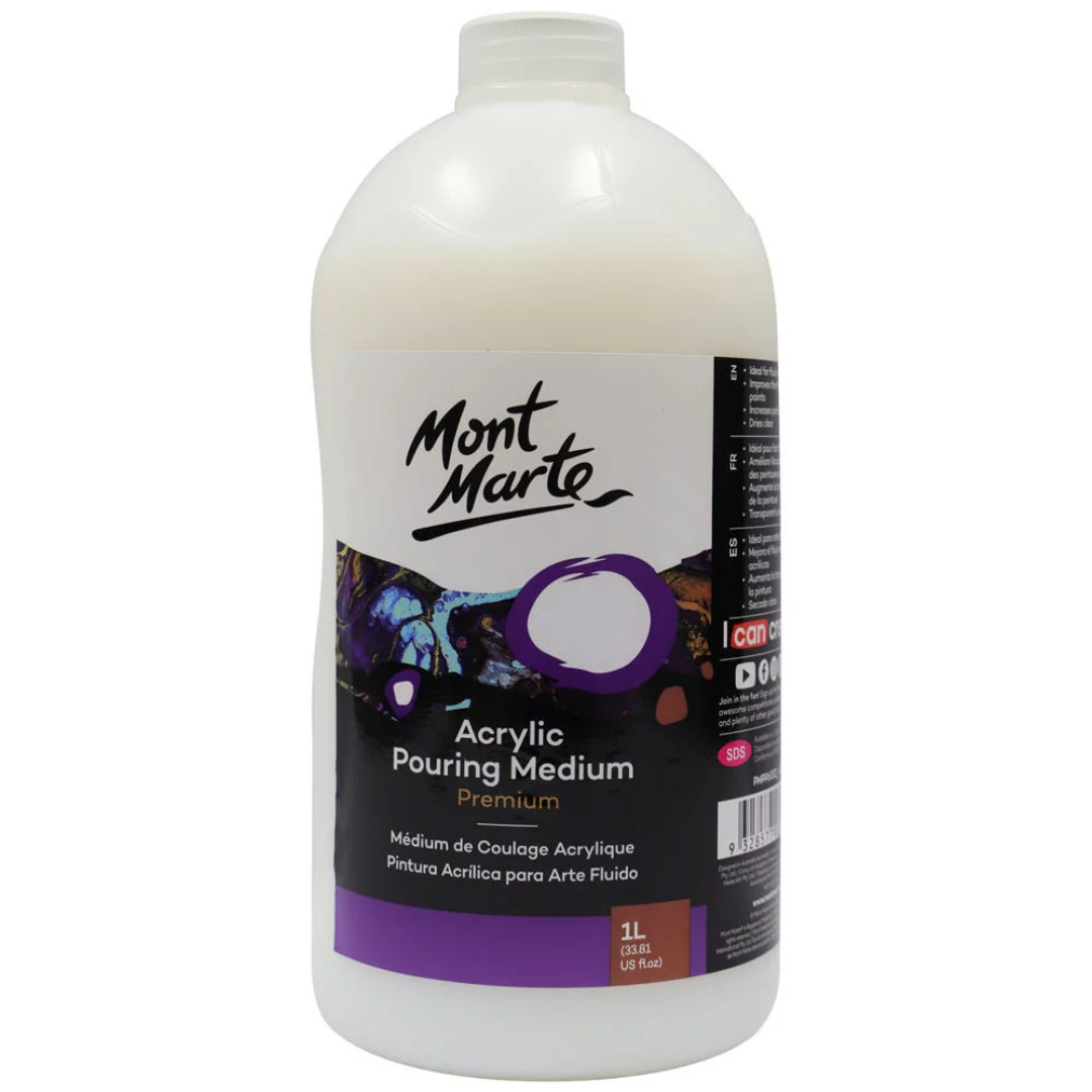 Mont Marte Acrylic Pouring Medium Premium 1L