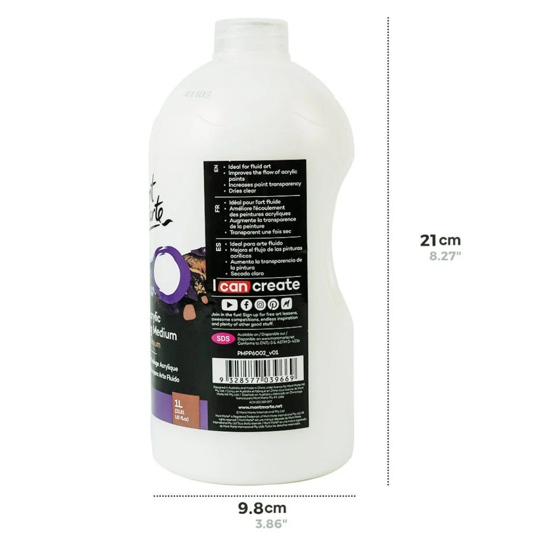 Mont Marte Acrylic Pouring Medium Premium 1L